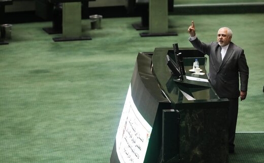 ظریف در مجلس